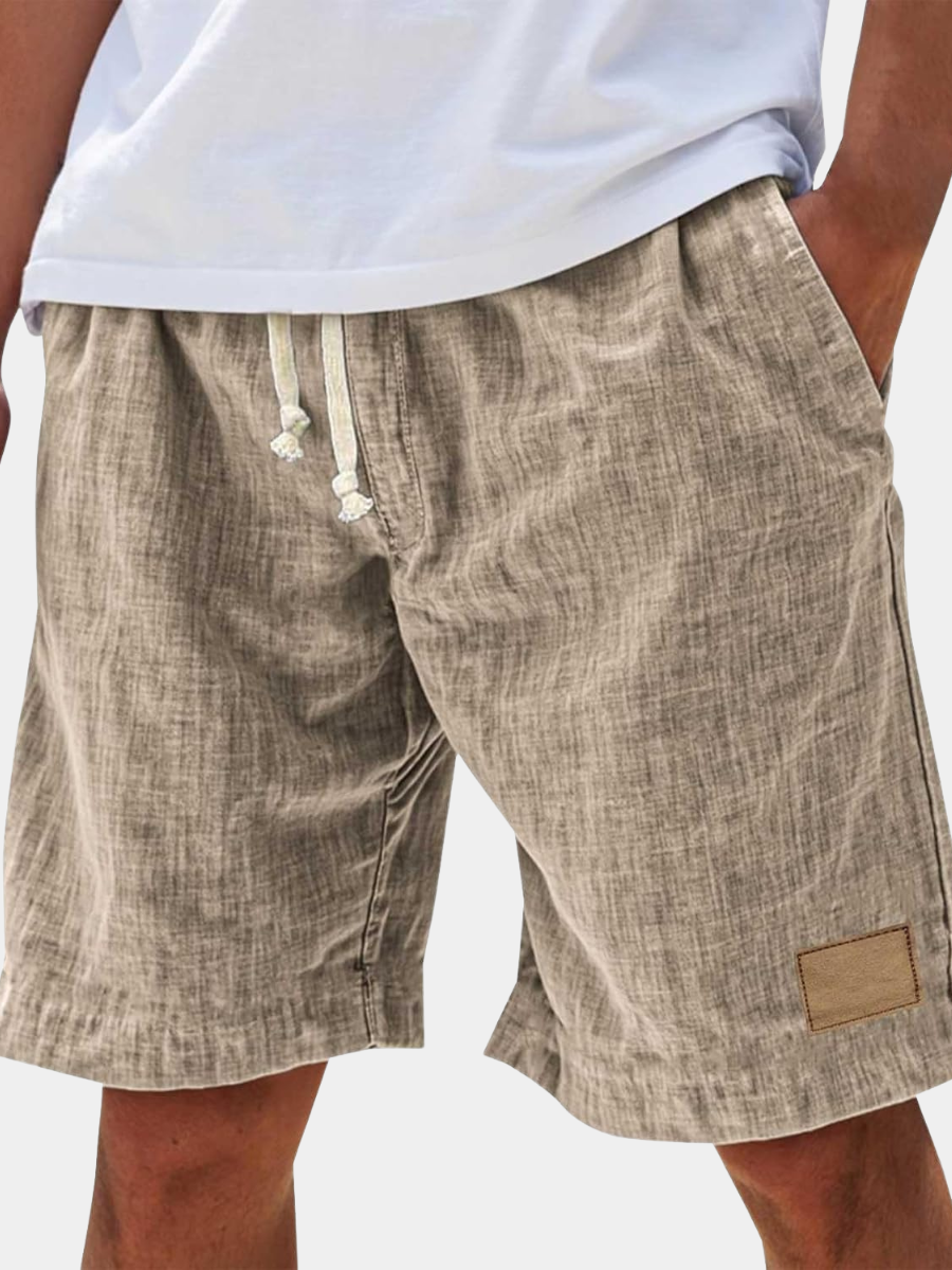 Men's Linen Drawstring Shorts