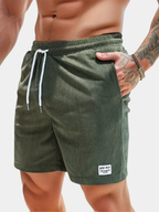 Men's Corduroy Drawstring Shorts
