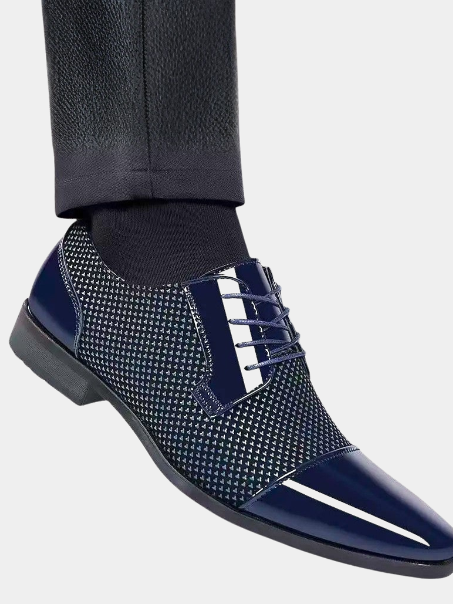 Men's Patterned Oxford Dress Shoes