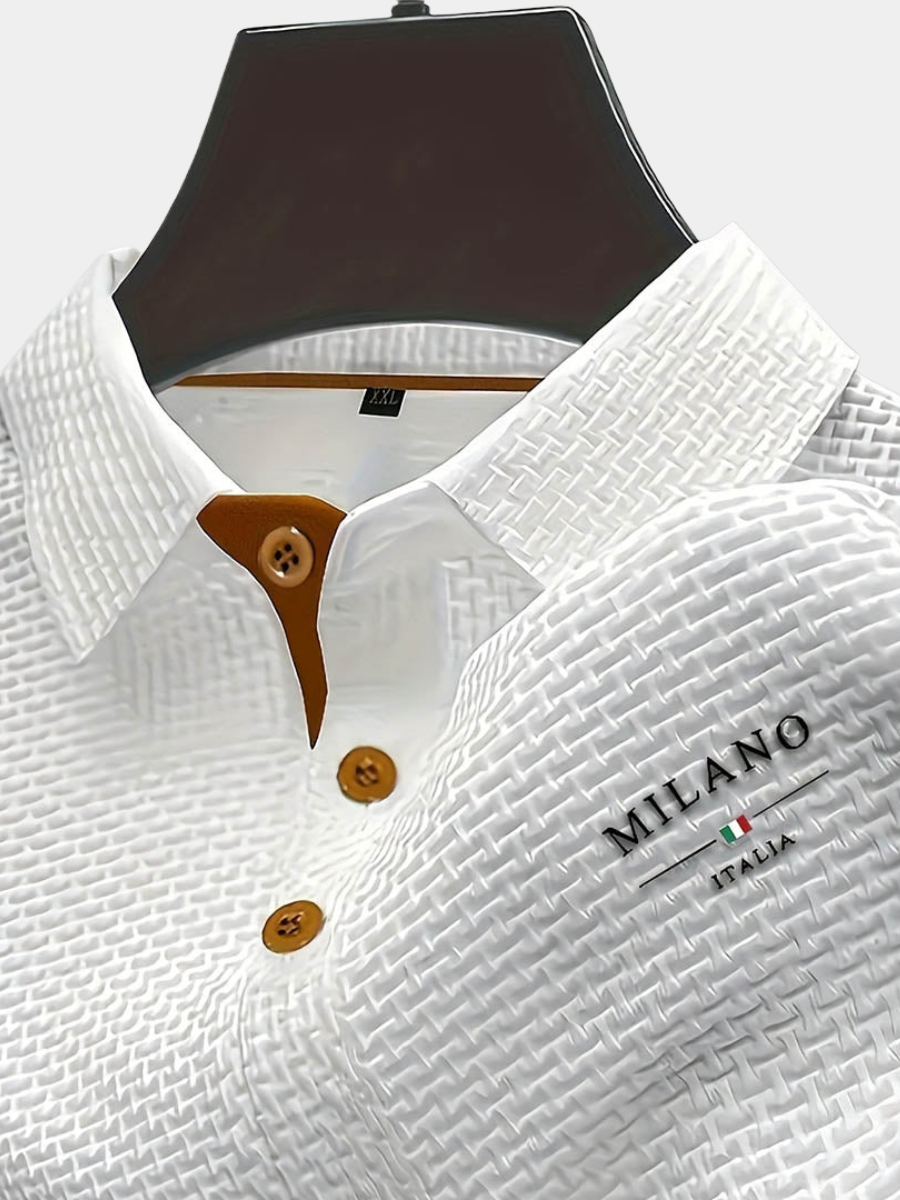 Men's Classic Textured Polo