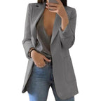 Women's Longline Open Front Blazer