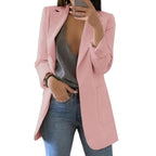 Women's Longline Open Front Blazer