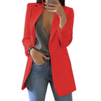 Women's Longline Open Front Blazer