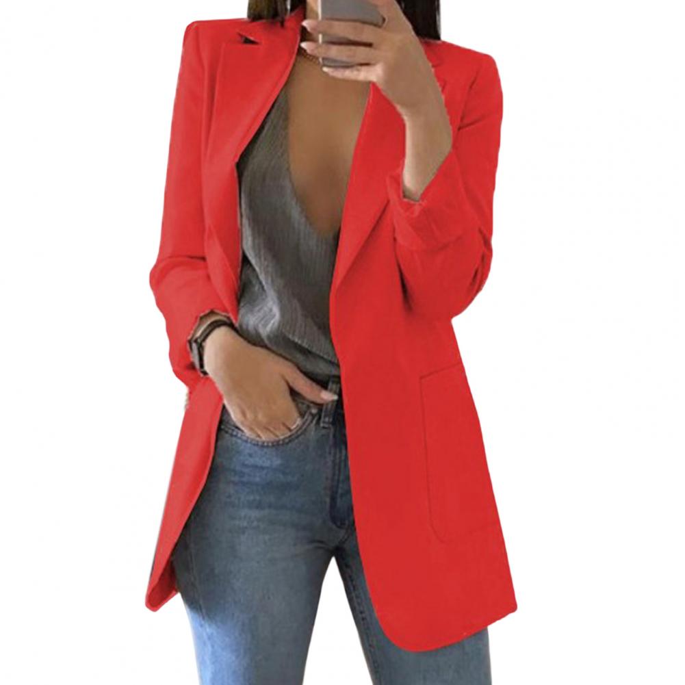 Women's Longline Open Front Blazer