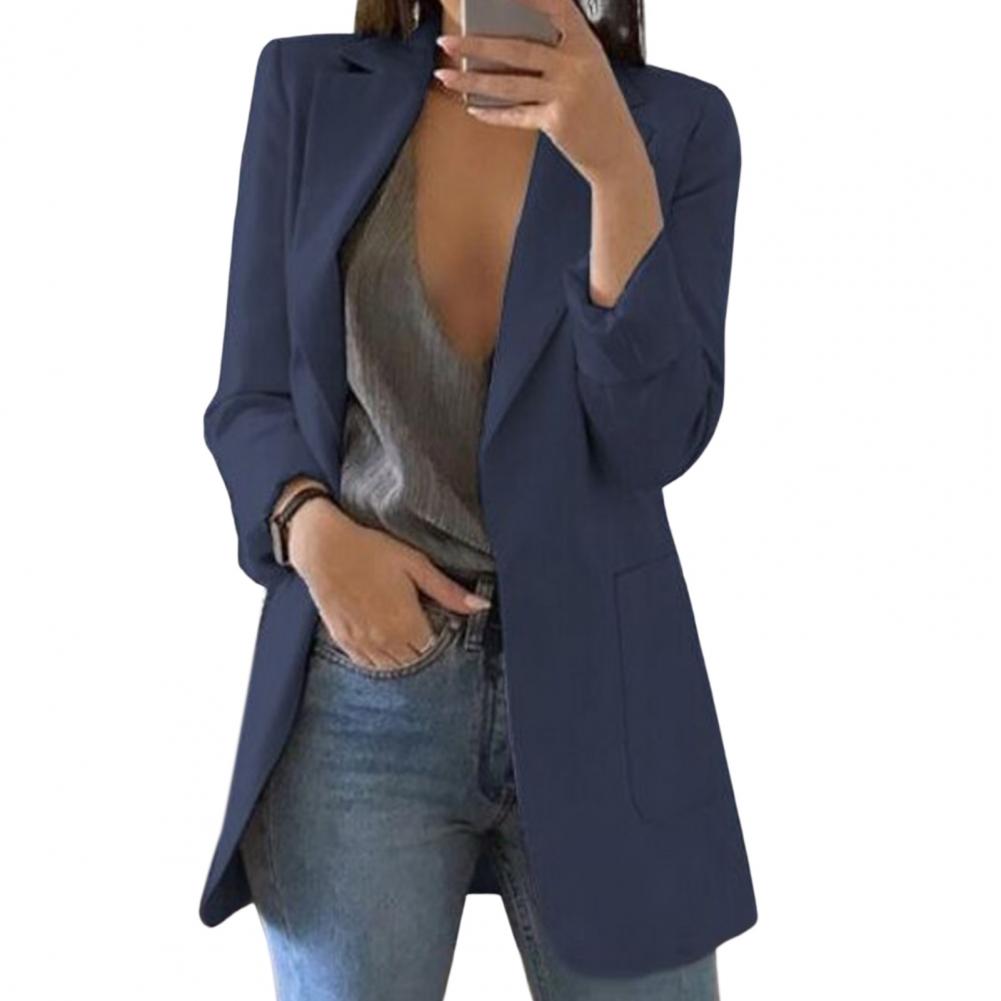 Women's Longline Open Front Blazer