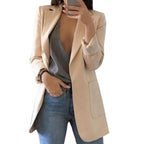 Women's Longline Open Front Blazer