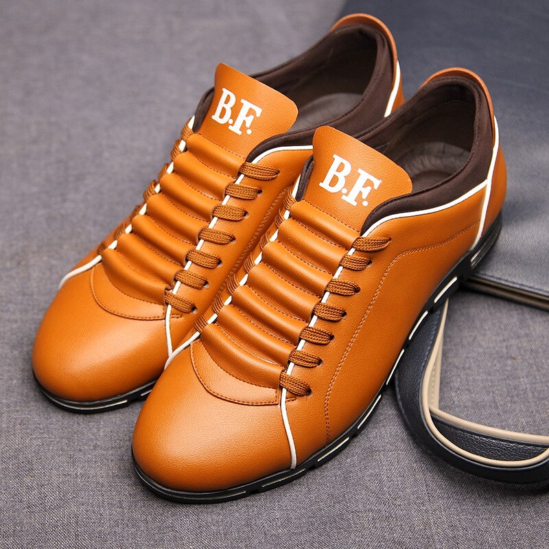Men’s Contrast-Trim Casual Sneakers