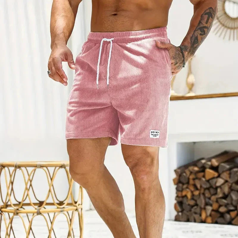 Men's Corduroy Drawstring Shorts