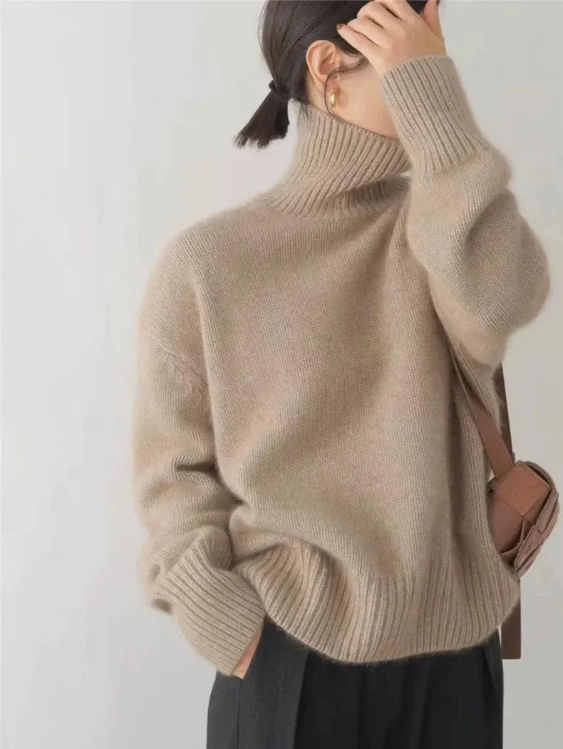 Women's Turtleneck Knit Sweater