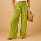 Women's Elastic Waist Palazzo Pants