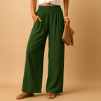 Women's Elastic Waist Palazzo Pants
