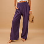 Women's Elastic Waist Palazzo Pants