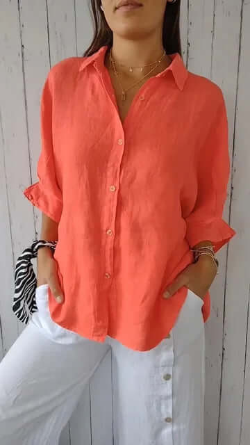 Women's Lightweight Linen Shirt