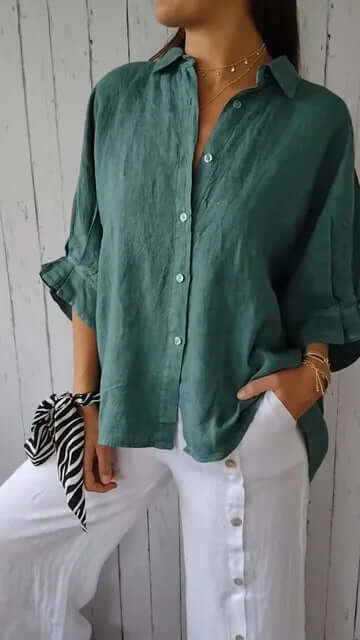 Women's Lightweight Linen Shirt
