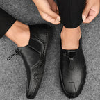Men’s Drawstring Slip-On Casual Loafers