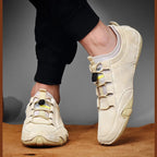 Men’s Drawstring Slip-On Casual Loafers