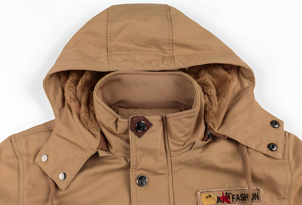 Men’s Hooded Utility Winter Jacket
