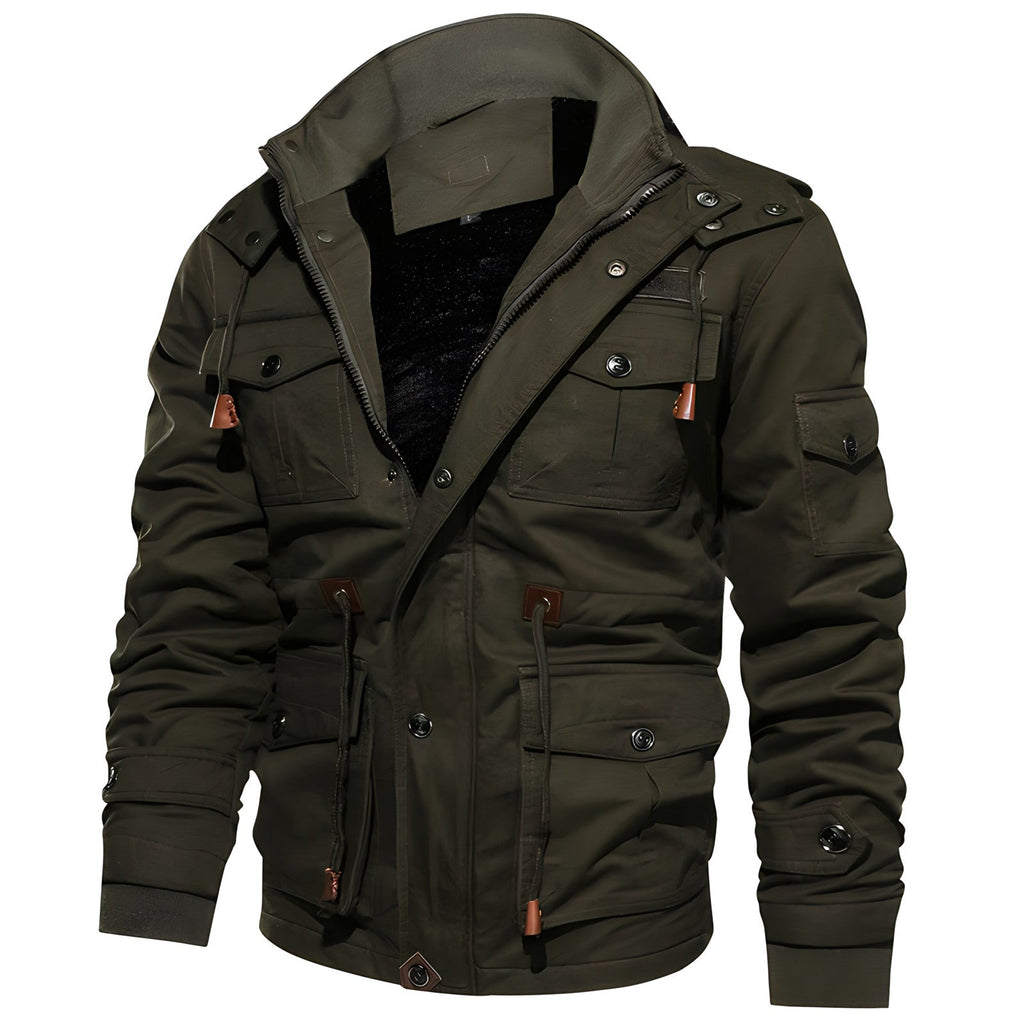 Men’s Hooded Utility Winter Jacket