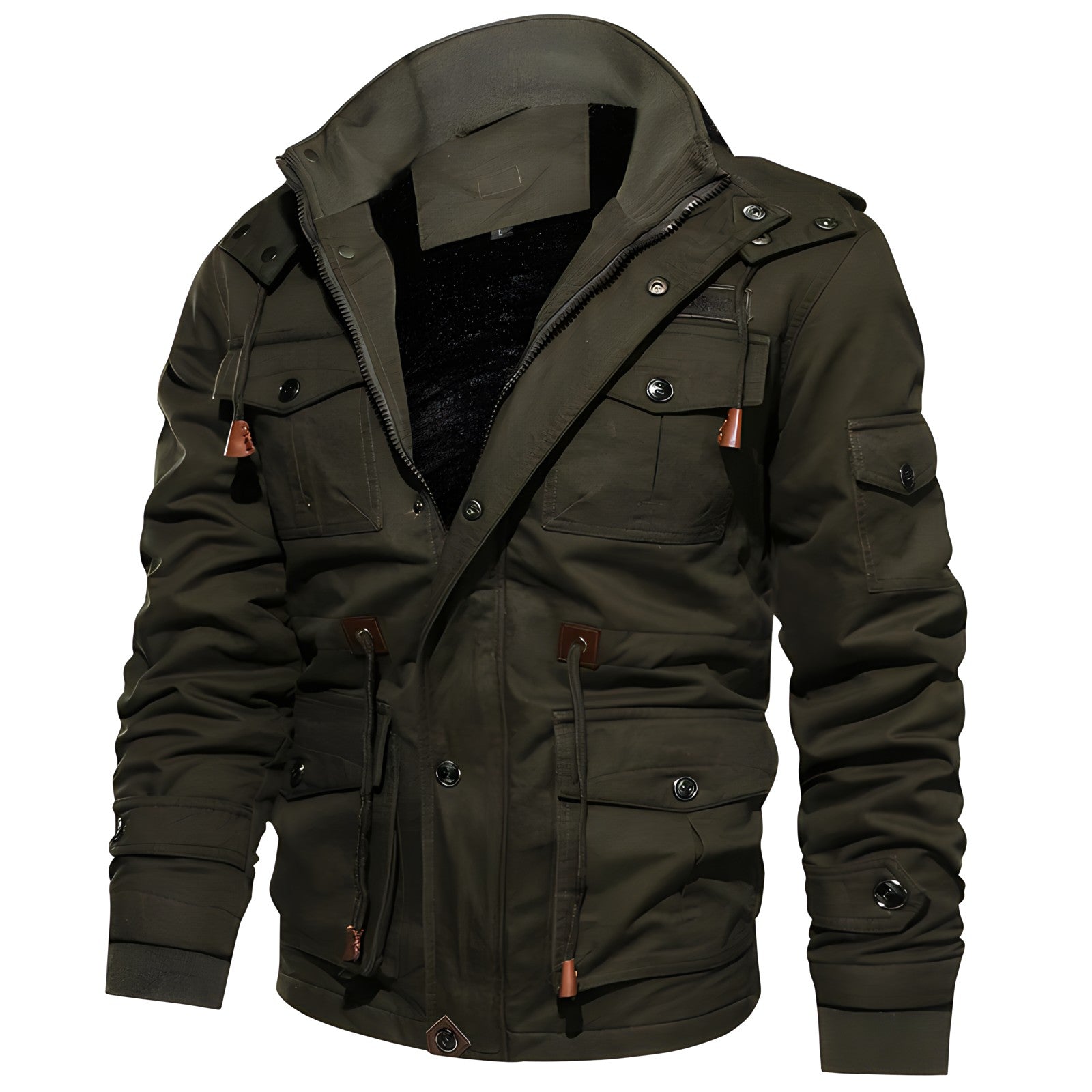 Men’s Hooded Utility Winter Jacket