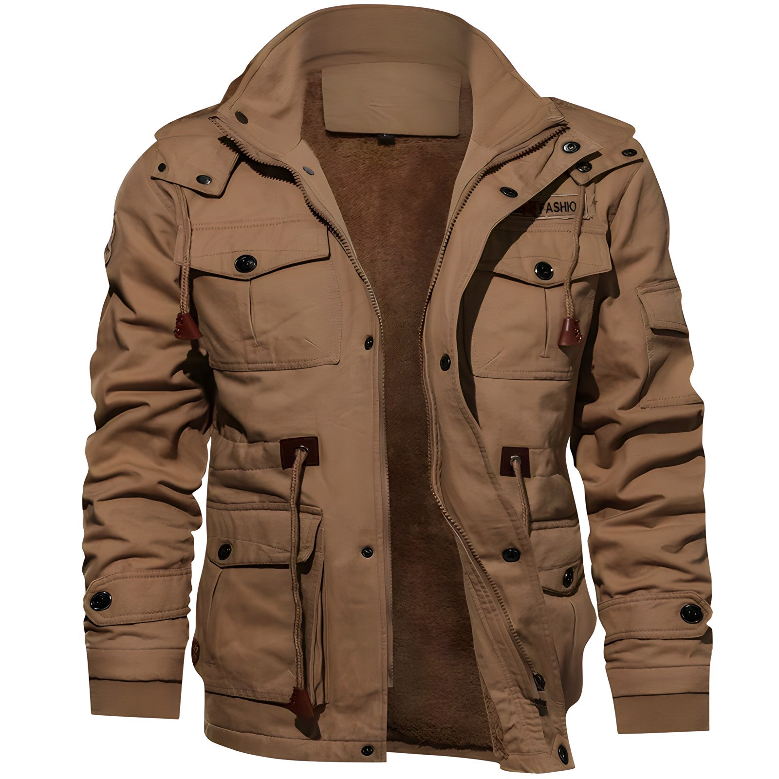 Men’s Hooded Utility Winter Jacket