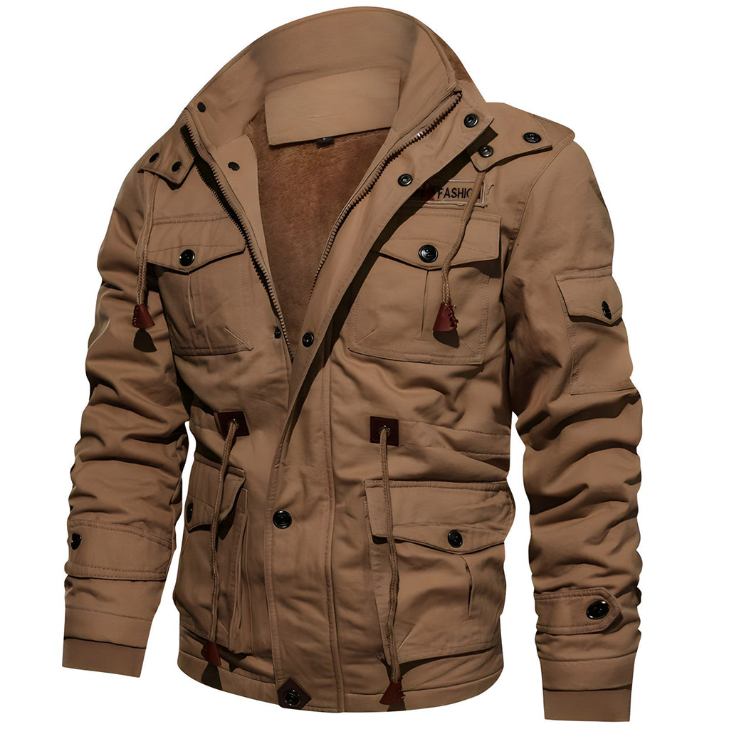 Men’s Hooded Utility Winter Jacket