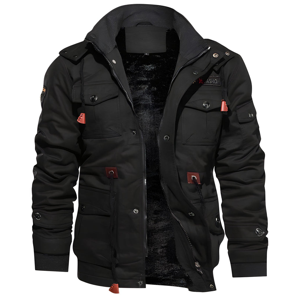 Men’s Hooded Utility Winter Jacket