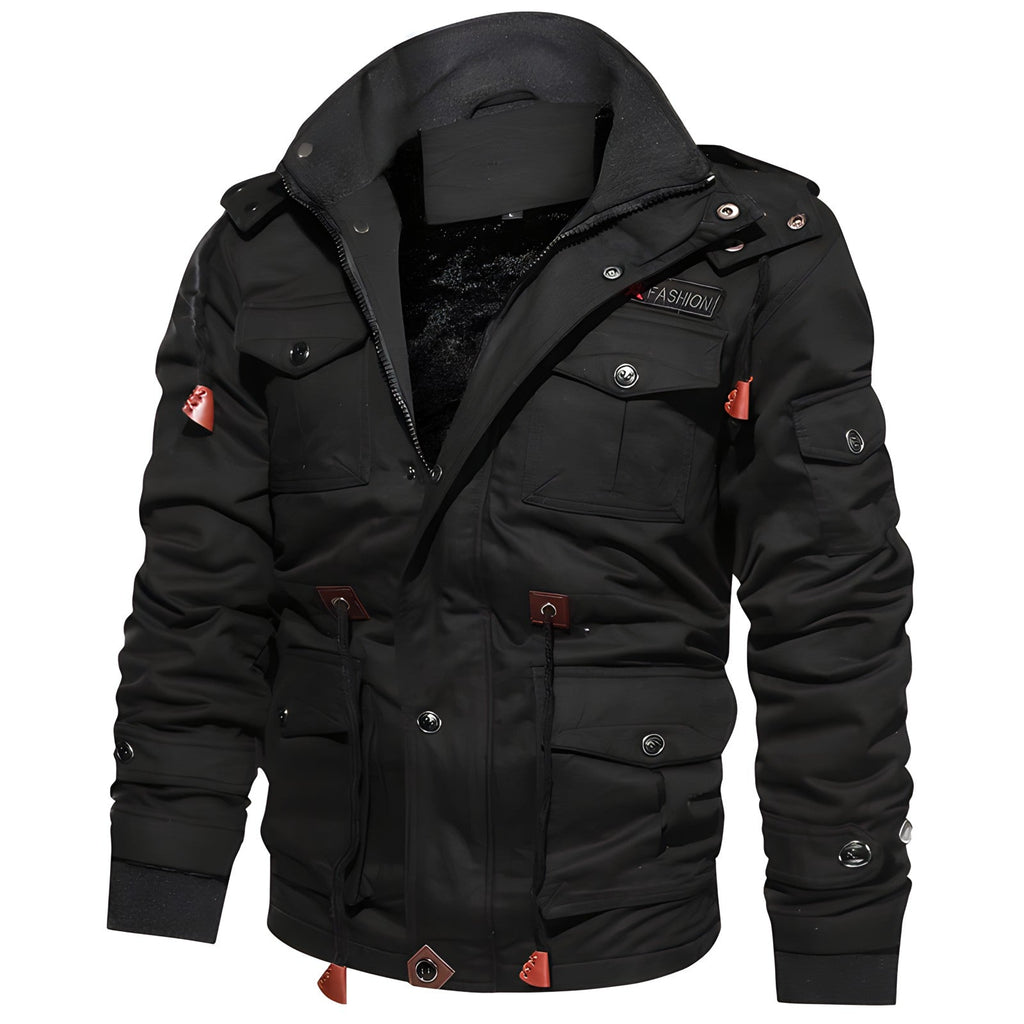 Men’s Hooded Utility Winter Jacket