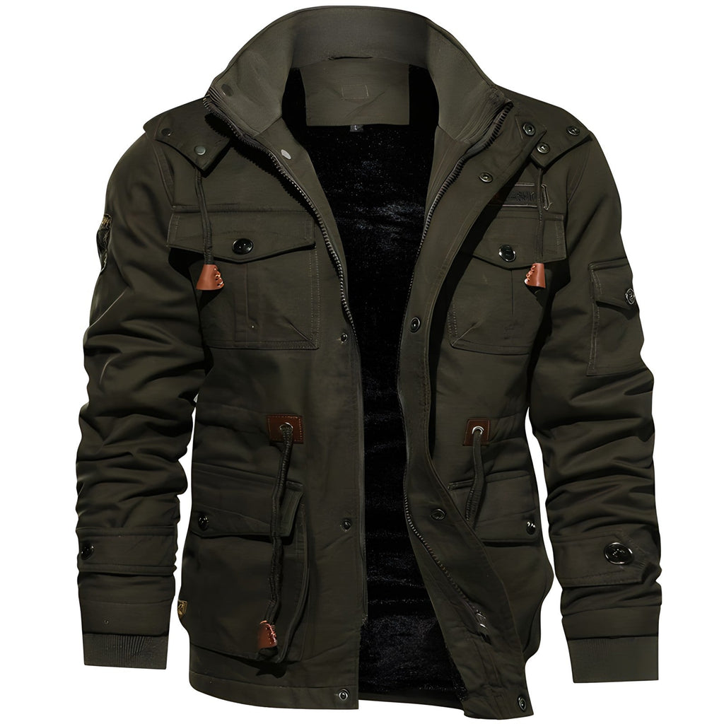 Men’s Hooded Utility Winter Jacket