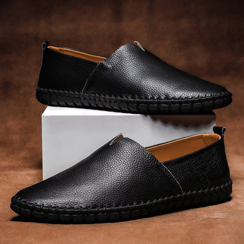 Men’s Casual Stitched Slip-On Shoes