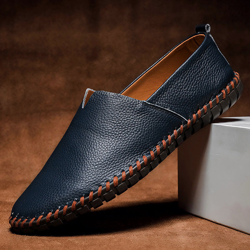 Men’s Casual Stitched Slip-On Shoes