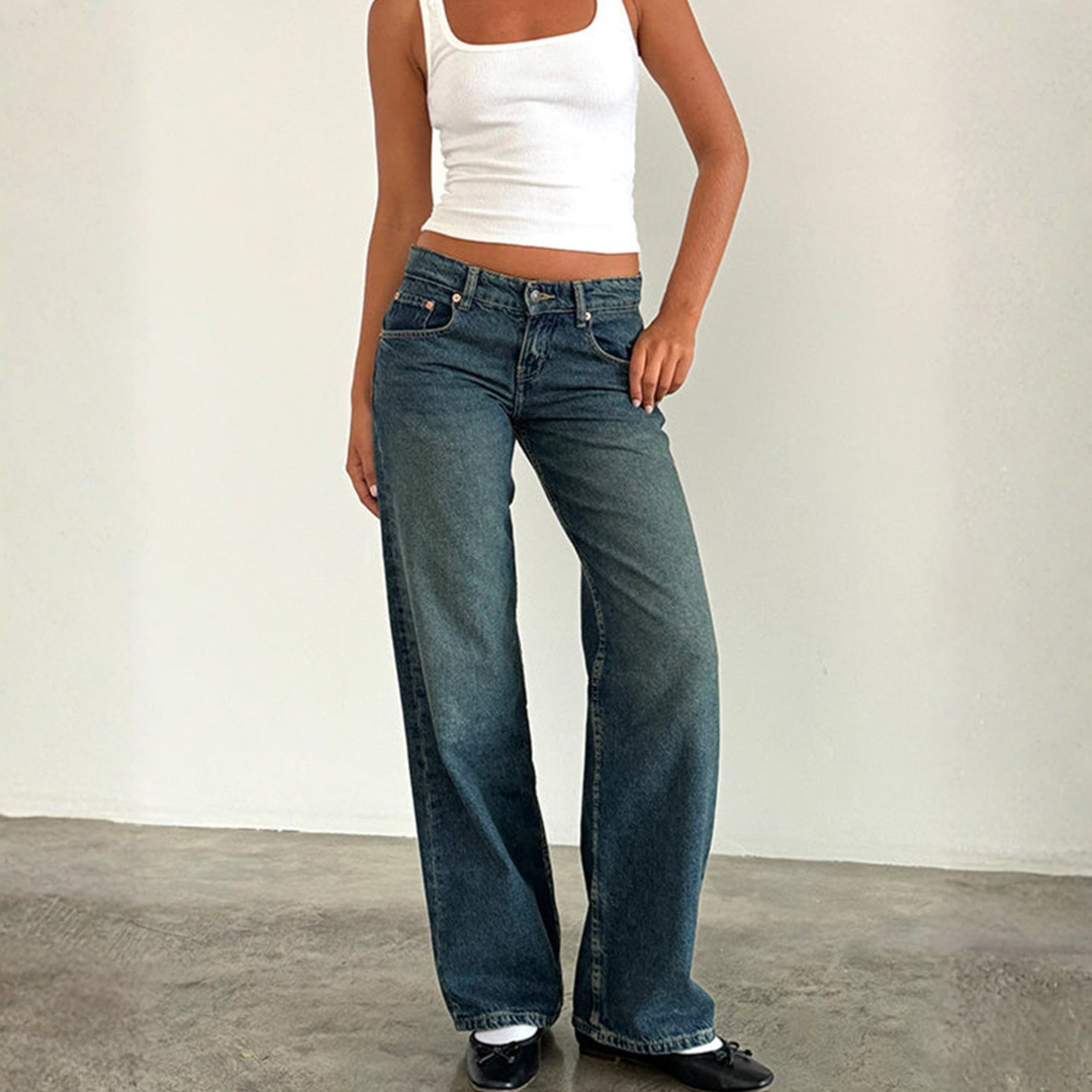 Women's Wide Leg Denim Jeans