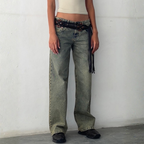 Women's Wide Leg Denim Jeans