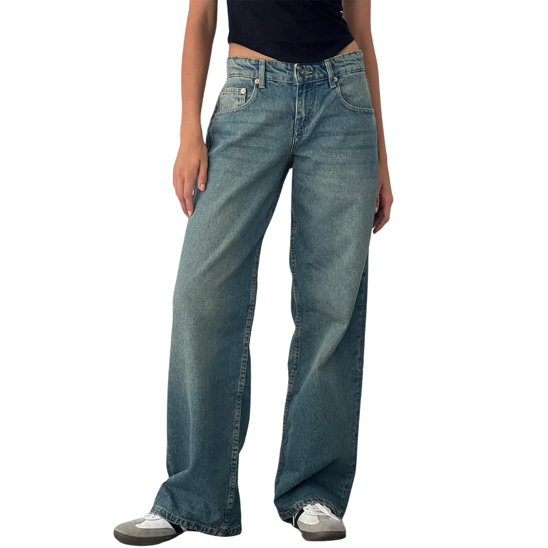 Women's Wide Leg Denim Jeans