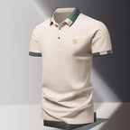 Men’s Contrast Trim Short Sleeve Polo Shirt