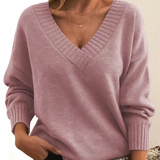 Women’s V-Neck Long-Sleeve Sweater