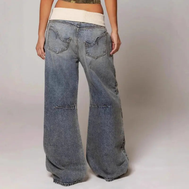 Women’s Relaxed Wide Leg Baggy Jeans