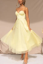 Women's Corset Tulle Dress