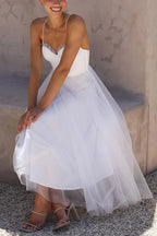 Women's Corset Tulle Dress