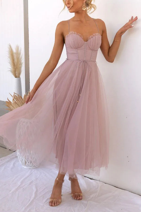 Women's Corset Tulle Dress