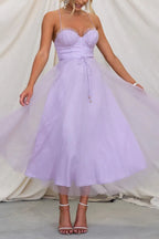 Women's Corset Tulle Dress