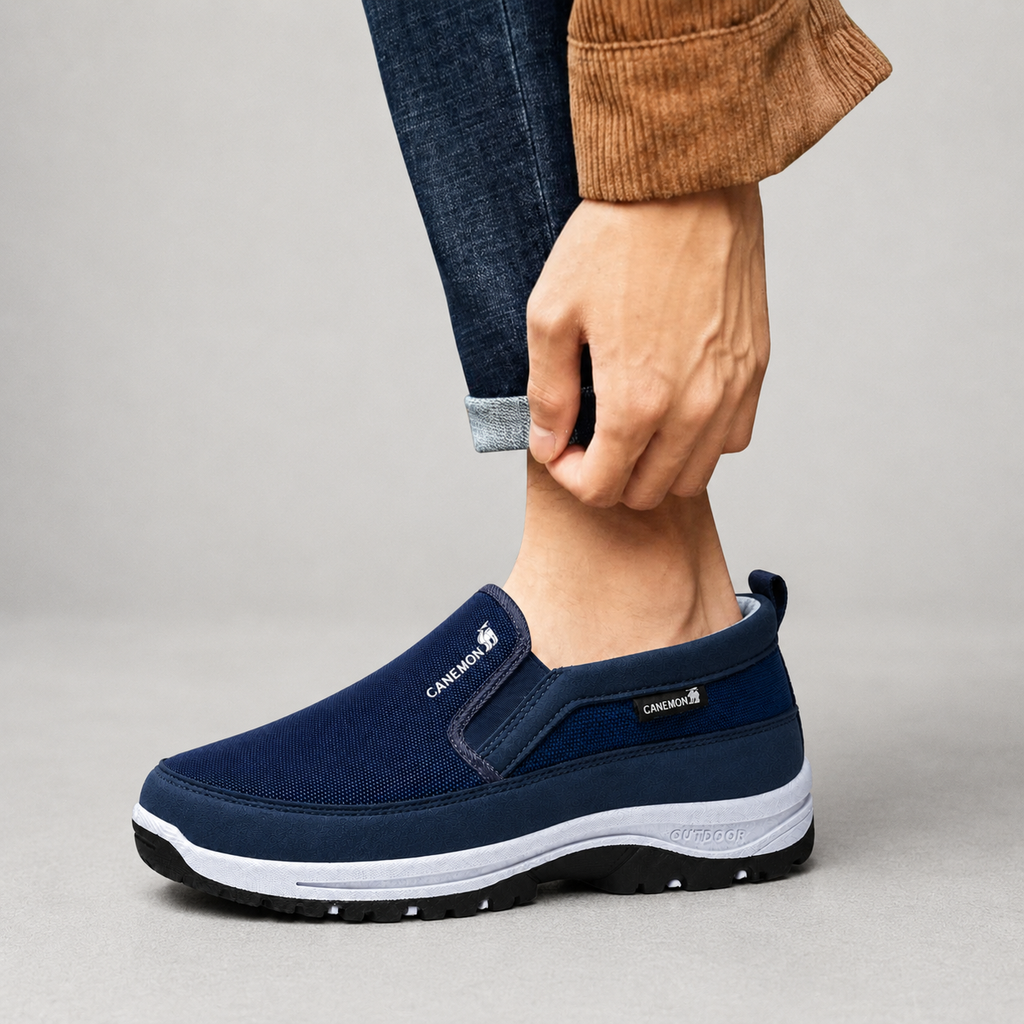 Men’s Orthopedic Slip On Shoes Outdoor Grip