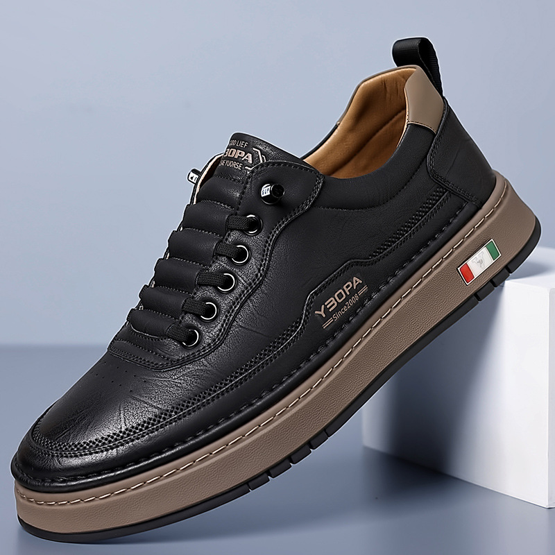 Men's Leather Comfort Sneakers