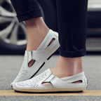 Men's Perforated Slip On Loafers