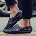 Men's Perforated Slip On Loafers