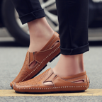 Men's Perforated Slip On Loafers