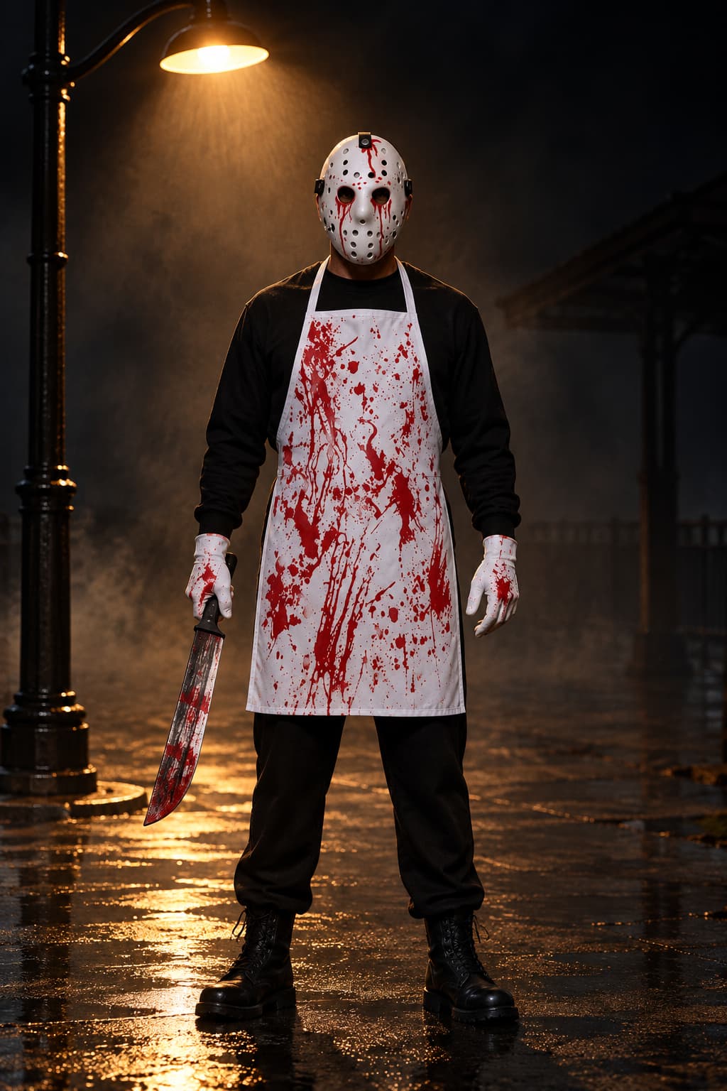 Men’s Halloween Butcher Costume Accessory Set