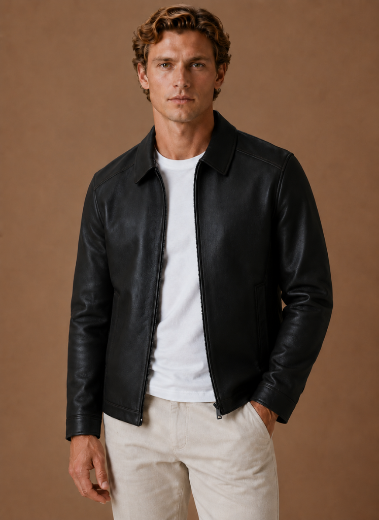Men's Zip Front Short Jacket