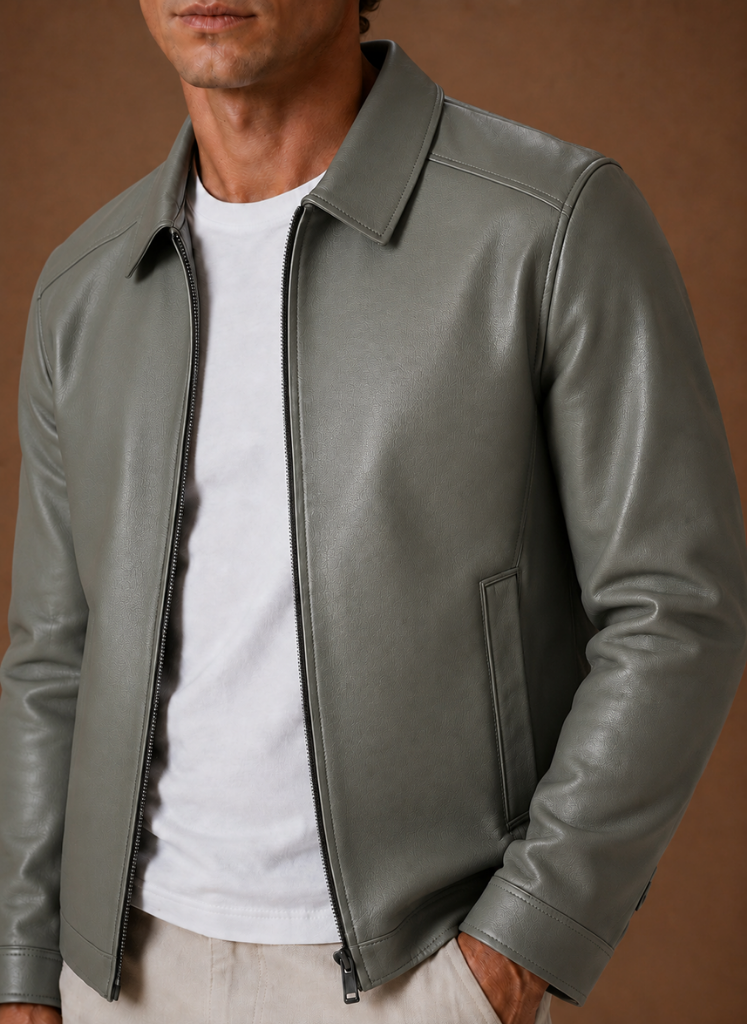 Men's Zip Front Short Jacket