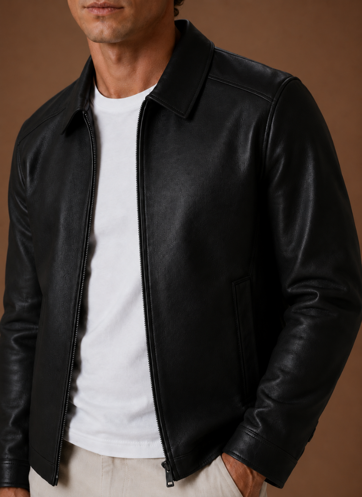 Men's Zip Front Short Jacket