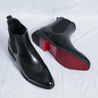 Men's Cap-Toe Dress Ankle Boots
